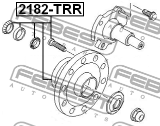 Ступица колеса 2182-TRR FEBEST