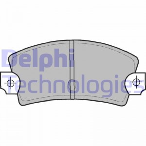 Комплект тормозных колодок, диско LP464 DELPHI