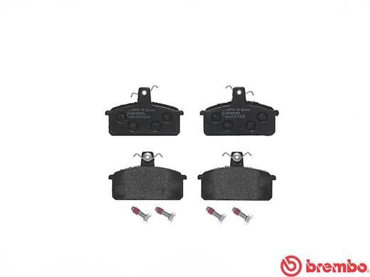 Комплект тормозных колодок, диско P 23 018 BREMBO