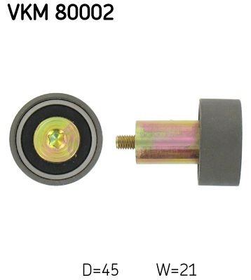 Паразитный / Ведущий ролик, зубчатый ремень VKM80002 SKF