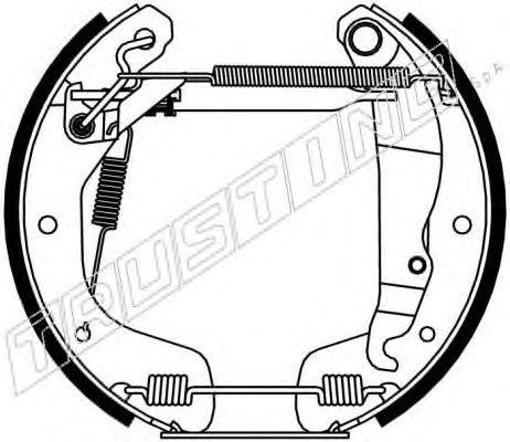 Комплект тормозных колодок 6114 TRUSTING