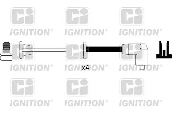 Ккомплект проводов зажигания XC706 QUINTON HAZELL