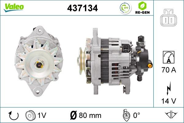 Генератор 437134 VALEO PHC