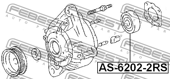 Подшипник AS-6202-2RS FEBEST