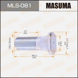 Шпилька ступицы колеса MLS-081 MASUMA
