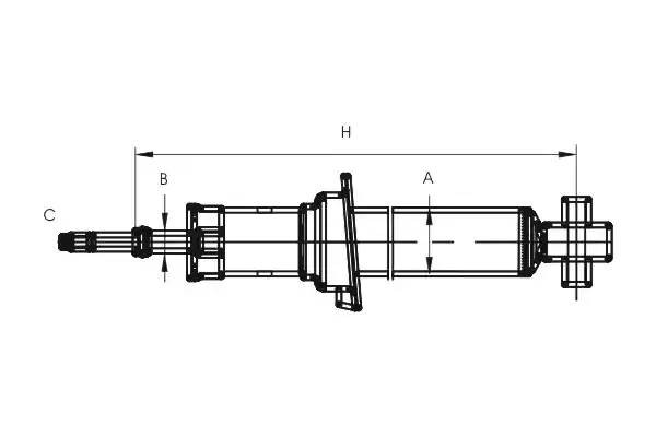 Амортизатор Z 1167 SCT