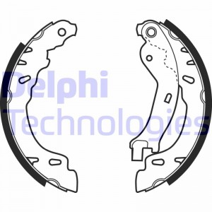 Комплект тормозных колодок LS1971 DELPHI