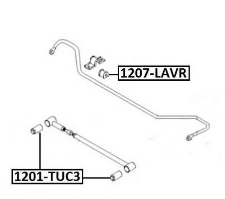 Сайлентблок 1201-TUC3 ASVA