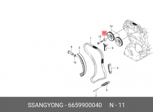 Деталь 6659900040 SSANG YONG