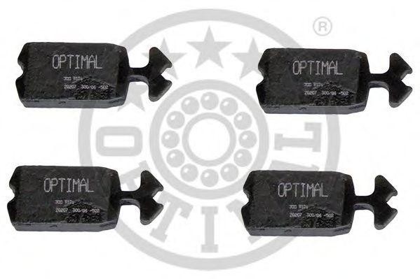 Комплект тормозных колодок, диско 9101 OPTIMAL