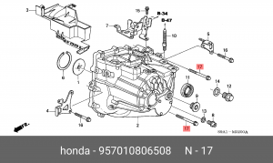 Деталь 957010806508 HONDA