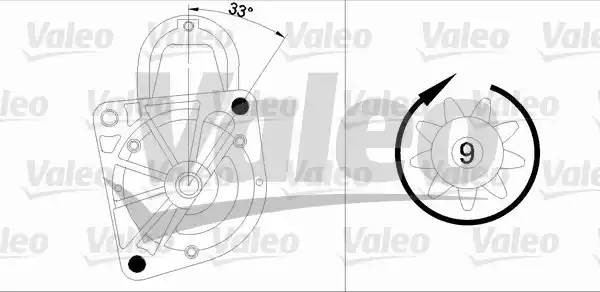 Стартер 455975 VALEO PHC