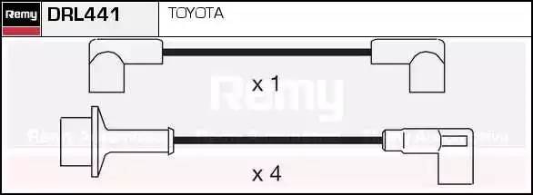 Ккомплект проводов зажигания DRL441 DELCO REMY