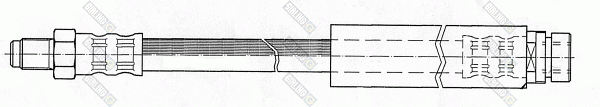 Тормозной шланг 9002381 GIRLING