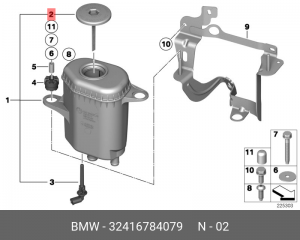 Крышка 32 41 6 784 079 BMW