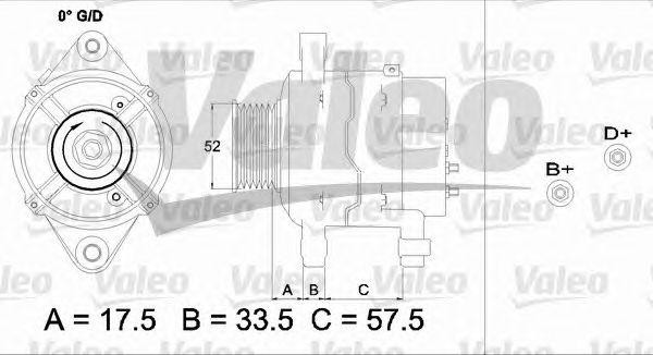 Генератор 437213 VALEO PHC