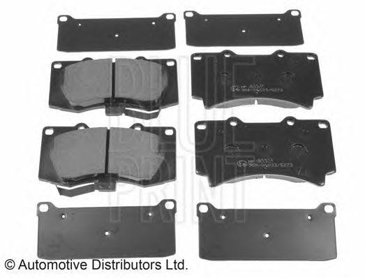 Комплект тормозных колодок, диско ADA104221 BLUE PRINT
