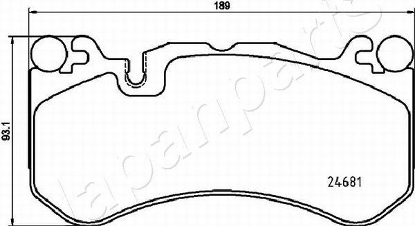 Водяной насос PQ507 JAPAN PARTS GROUP