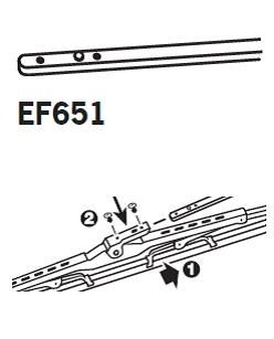 Щетка стеклоочистителя EF651 TRICO