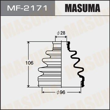 Пыльник ШРУСа MF2171 MASUMA