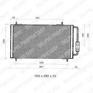 Конденсатор, кондиционер TSP0225331 DELPHI