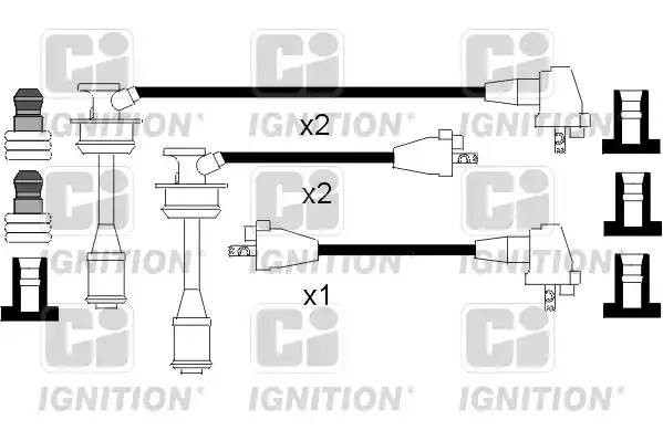 Ккомплект проводов зажигания XC625 QUINTON HAZELL