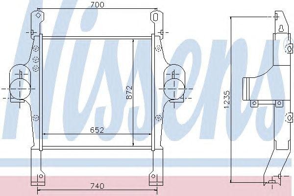 Интеркулер 97022 NISSENS