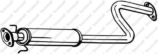 Средний глушитель выхлопных газов 278-111 BOSAL