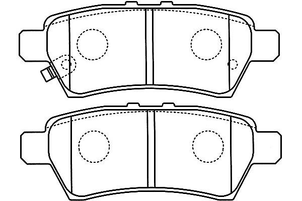 Комплект тормозных колодок, диско BP-6595 KAVO PARTS