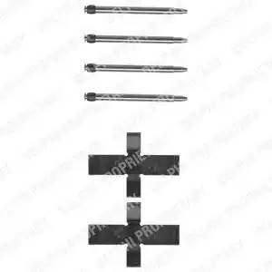Комплектующие, колодки дискового тормоза LX0109 DELPHI
