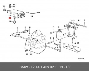 Блок управления, система зажигания 12 14 1 459 021 BMW