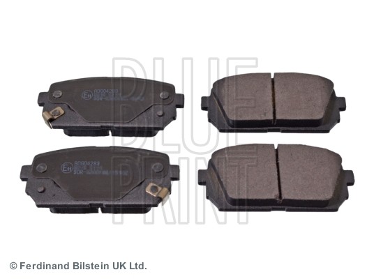 Комплект тормозных колодок, диско ADG04283 BLUE PRINT