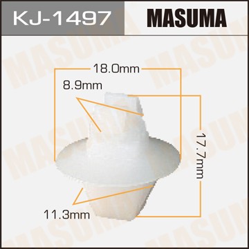 Клипса крепежная KJ1497 MASUMA
