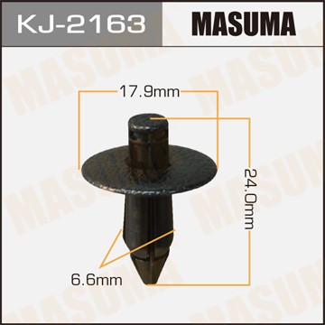 Клипса крепежная KJ2163 MASUMA