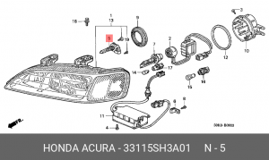 Лампа 33115SH3A01 HONDA