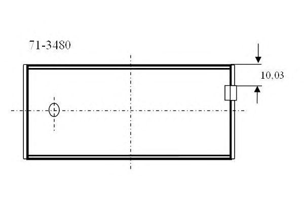 Подшипник 71-3480 GLYCO