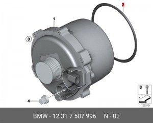 Прокладка 12 31 7 507 996 BMW