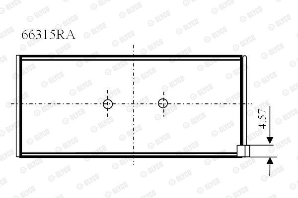 Подшипник 66315RA GLYCO