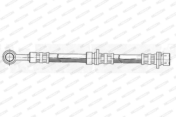 Тормозной шланг FHY2469 FERODO