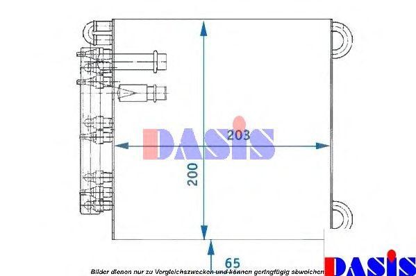 Испаритель, кондиционер 821060N AKS DASIS