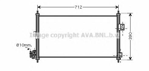 Радиатор кондиционера DN5263 AVA