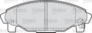 Комплект тормозных колодок, диско 598850 VALEO PHC