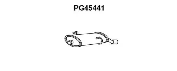 Глушитель выхлопных газов конечный PG45441 VENEPORTE
