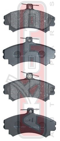 Колодки тормозные дисковые AKD-1283 AKYOTO