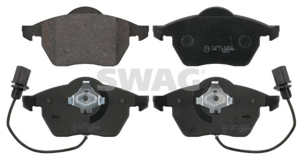 Комплект тормозных колодок, диско 30 91 6447 SWAG