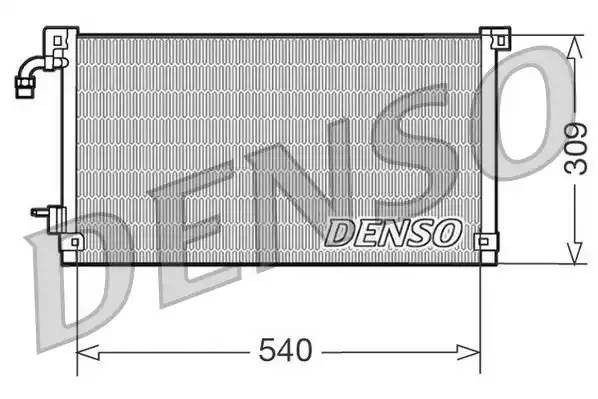 Конденсатор, кондиционер DCN21004 DENSO
