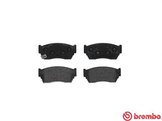 Комплект тормозных колодок, диско P56027 BREMBO
