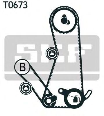 Комплект ремня ГРМ VKMA95009 SKF