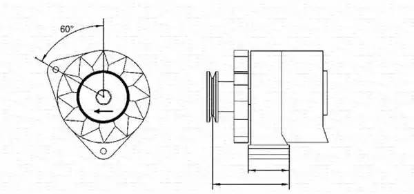Генератор 943356740010 MAGNETI MARELLI