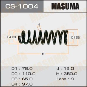 Пружина подвески CS-1004 MASUMA